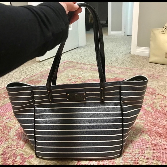 kate spade Handbags - Blue and white Kate spade tote.